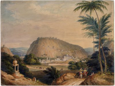 The Town and Pass of Bundi by Unknown